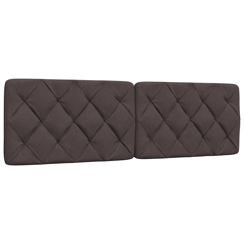vidaXL Cadru de pat fără saltea, maro închis, 160x200 cm, textil