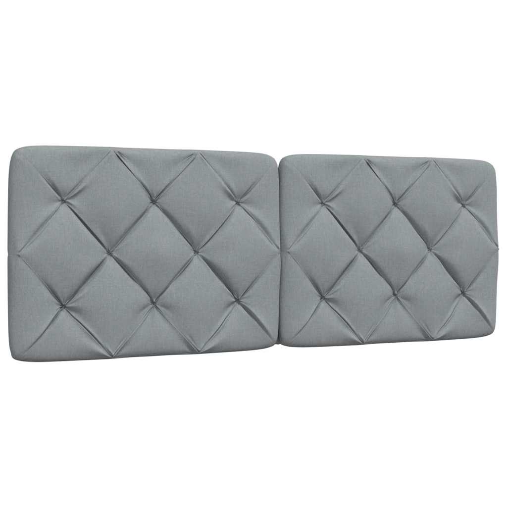 vidaXL Cadru de pat cu LED fără saltea Gri deschis 120x200 cm Material vidaXL Cadru de pat cu LED fără saltea Gri deschis 120x200 cm Material