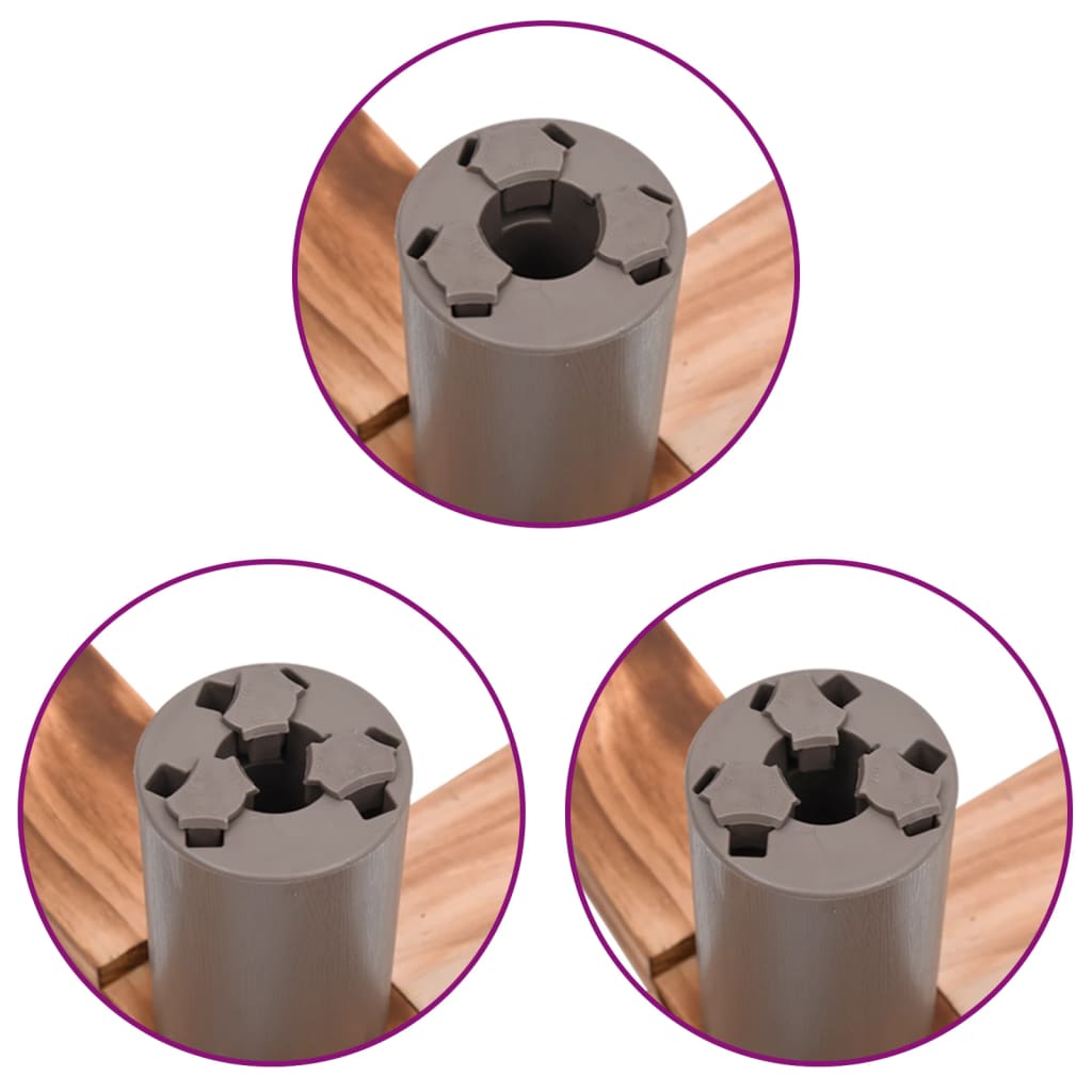 vidaXL Suport brad de Crăciun, 54x54x16 cm