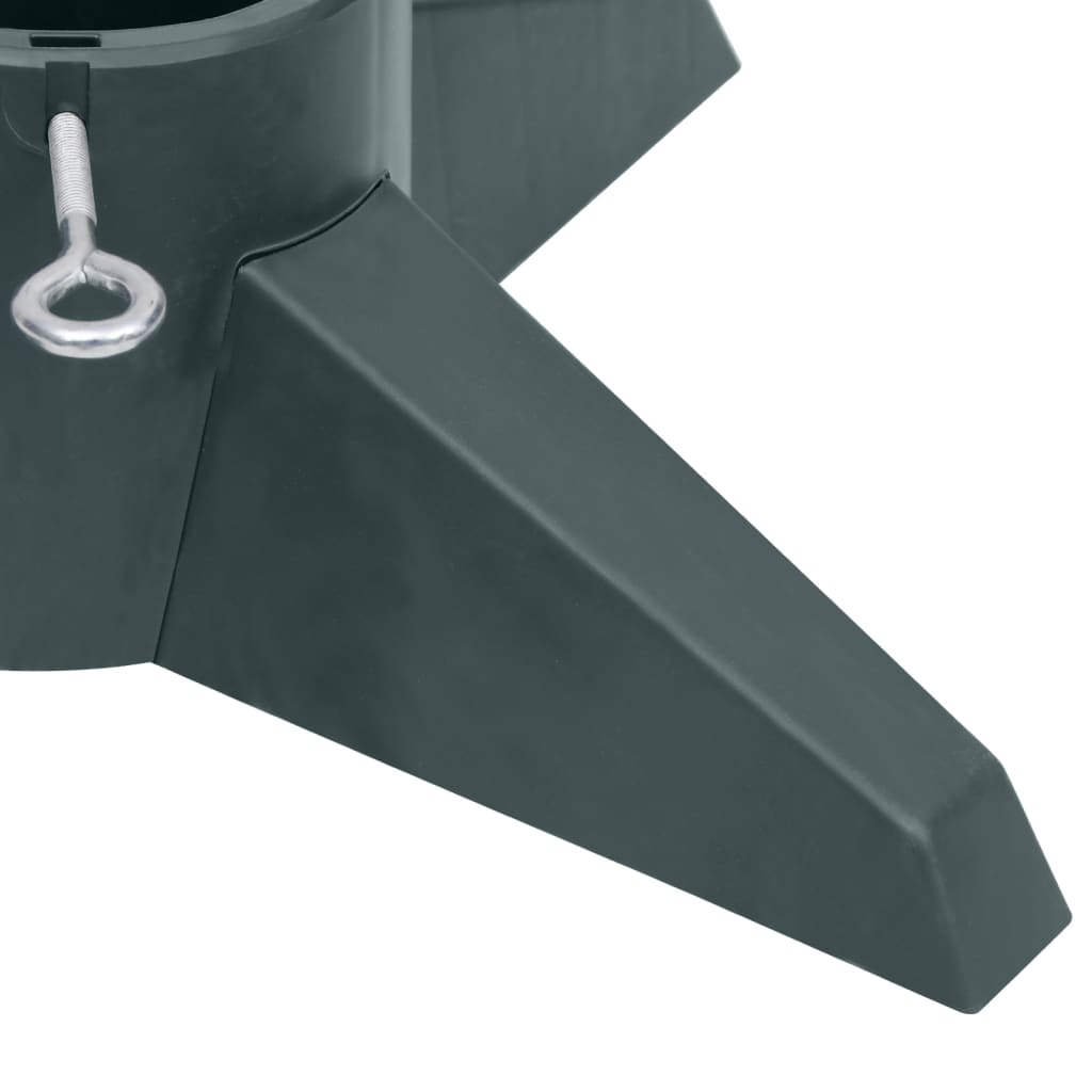 vidaXL Suport brad de Crăciun, verde, 55,5x55,5x15 cm