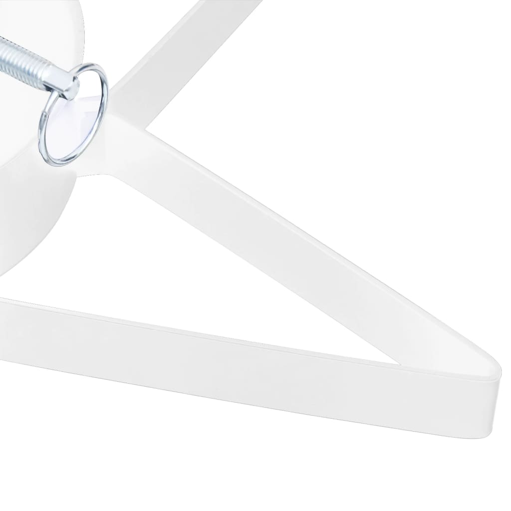 vidaXL Suport brad de Crăciun, alb, 47x47x13,5 cm