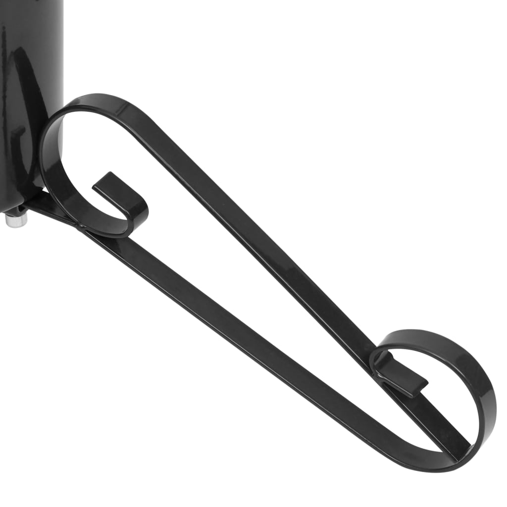 vidaXL Suport brad de Crăciun, negru, 58x58x21 cm