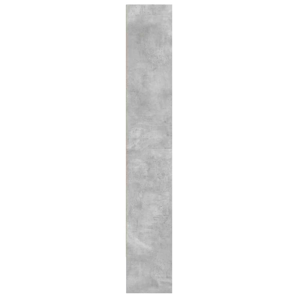 vidaXL Bibliotecă, gri beton, 80x30x189 cm, lemn prelucrat vidaXL Bibliotecă, gri beton, 80x30x189 cm, lemn prelucrat