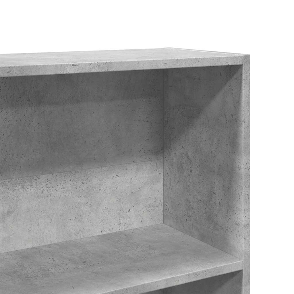 vidaXL Bibliotecă, gri beton, 80x30x189 cm, lemn prelucrat vidaXL Bibliotecă, gri beton, 80x30x189 cm, lemn prelucrat