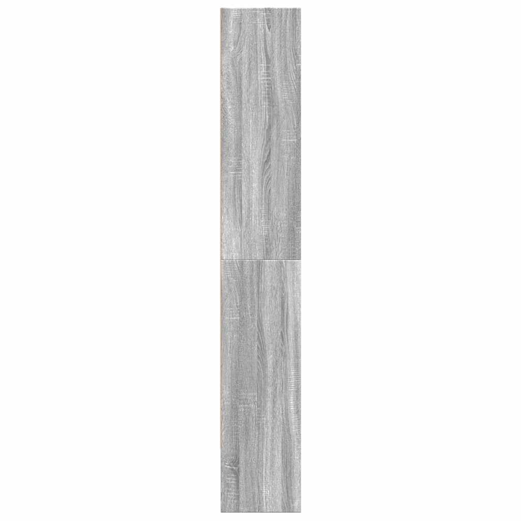 vidaXL Bibliotecă, gri sonoma, 80x30x189 cm, lemn prelucrat vidaXL Bibliotecă, gri sonoma, 80x30x189 cm, lemn prelucrat