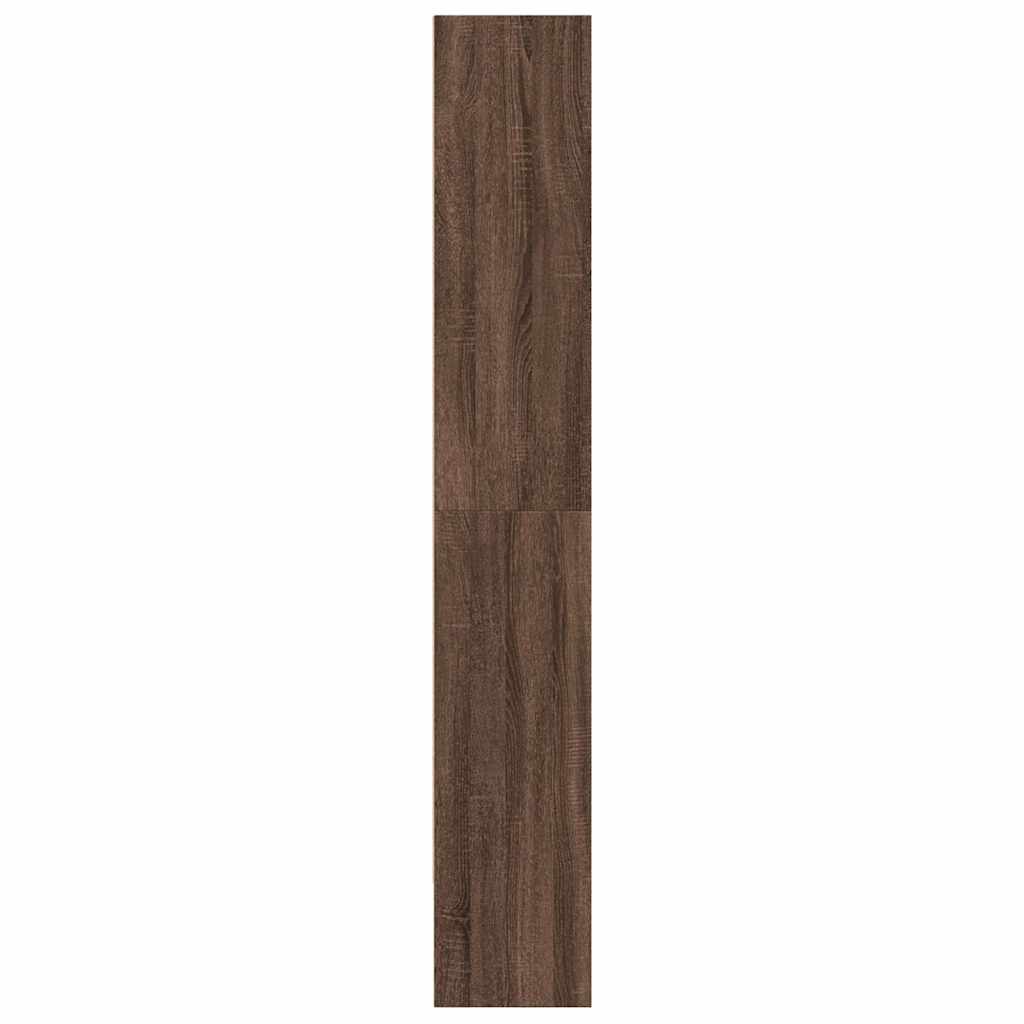 vidaXL Bibliotecă, stejar maro, 80x30x189 cm, lemn prelucrat vidaXL Bibliotecă, stejar maro, 80x30x189 cm, lemn prelucrat