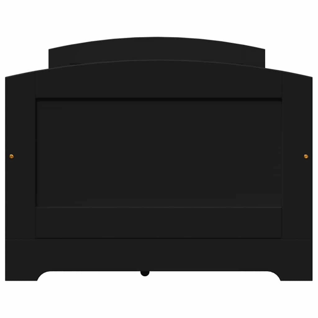 vidaXL Pat de zi cu 5 sertare fără saltea „IRUN” Negru 90x200 cm vidaXL Pat de zi cu 5 sertare fără saltea „IRUN” Negru 90x200 cm