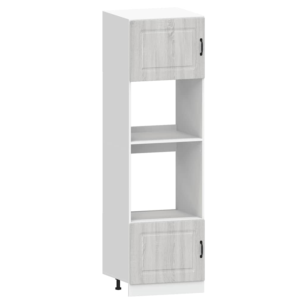 vidaXL Set de dulapuri de bucătărie 7 piese „Kalmar” lemn Sonoma gri vidaXL Set de dulapuri de bucătărie 7 piese „Kalmar” lemn Sonoma gri