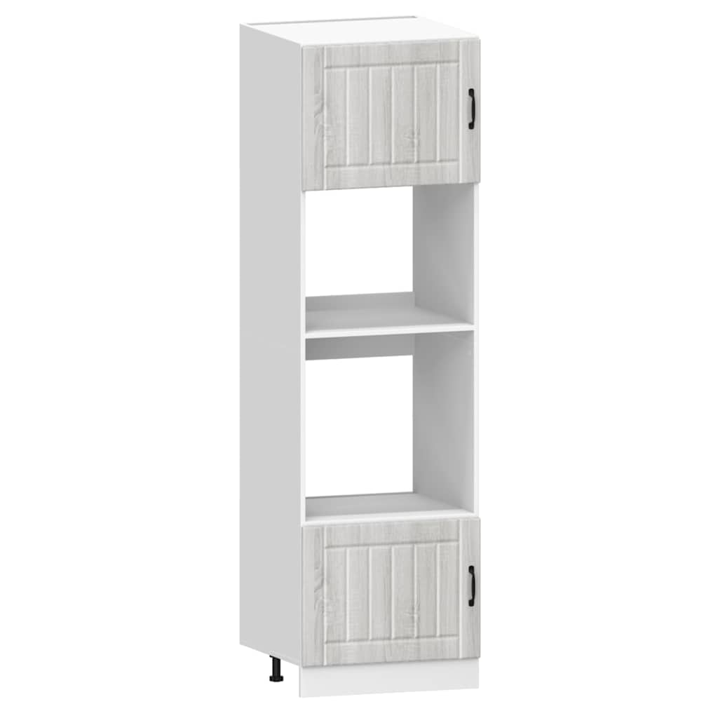 vidaXL Set de dulapuri de bucătărie 7 piese „Kalmar” lemn Sonoma gri vidaXL Set de dulapuri de bucătărie 7 piese „Kalmar” lemn Sonoma gri
