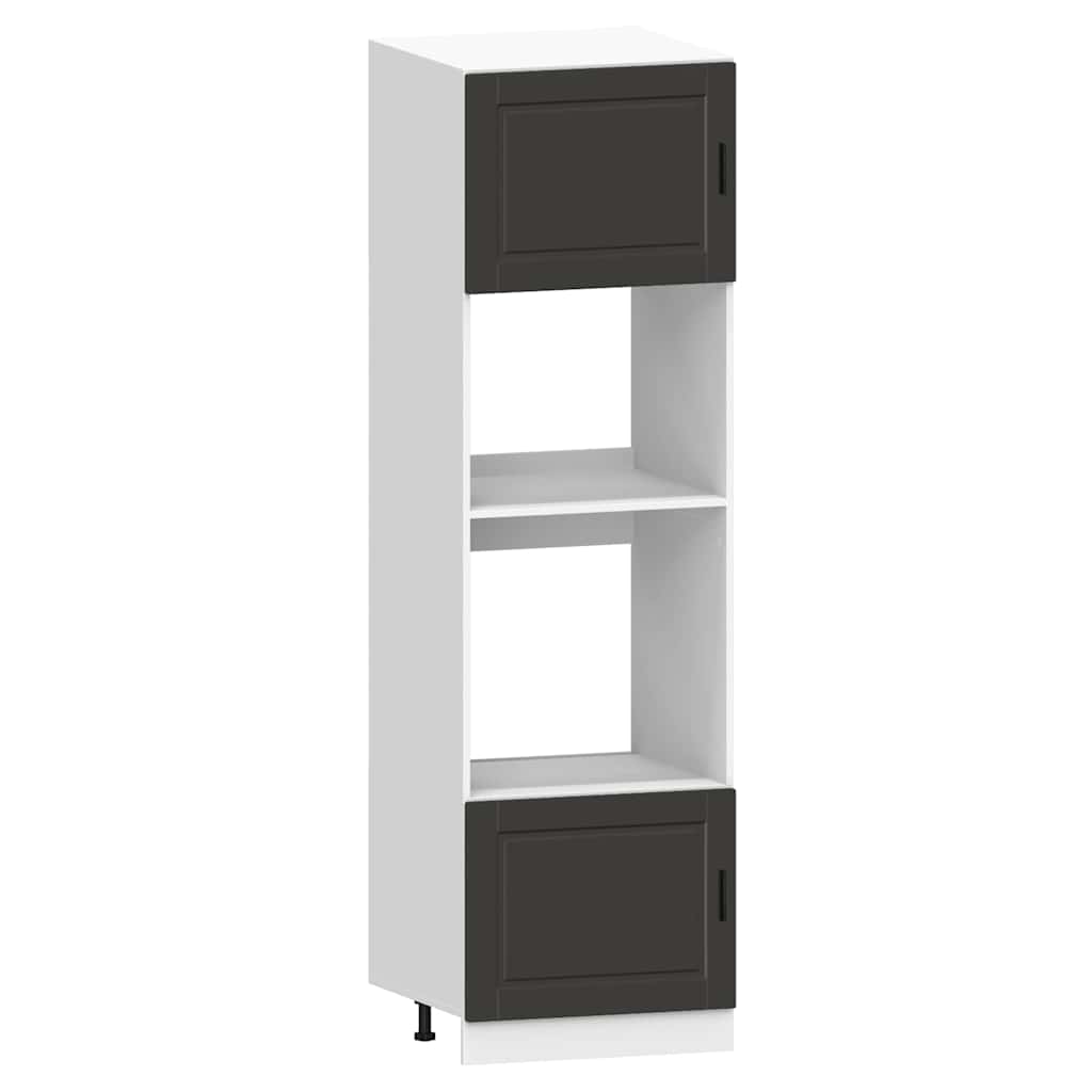 vidaXL Set dulap de bucătărie 7 piese „Kalmar” lemn negru prelucrat