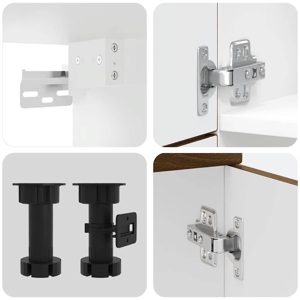 vidaXL Set dulap de bucătărie din 7 piese „Kalmar” stejar maro lemn