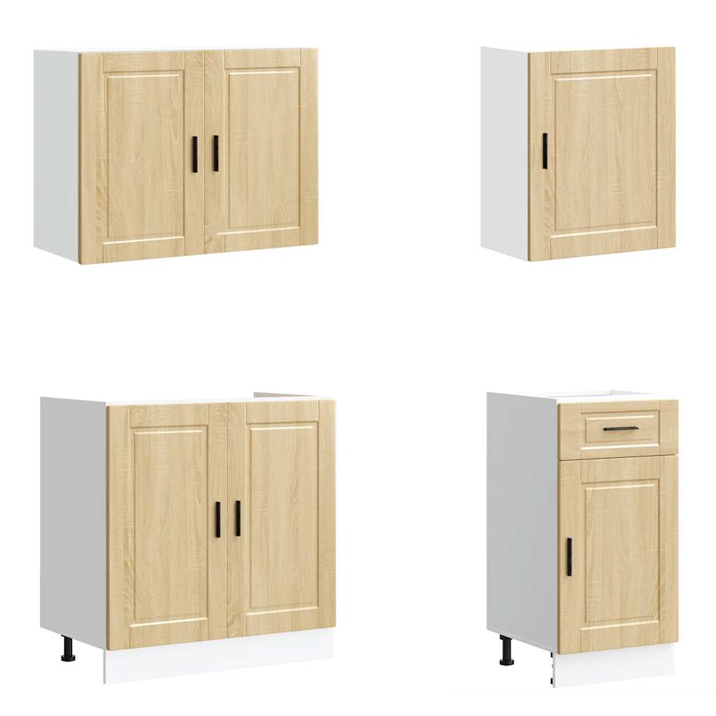 vidaXL Set dulap de bucătărie din 7 piese „Kalmar” lemn stejar Sonoma