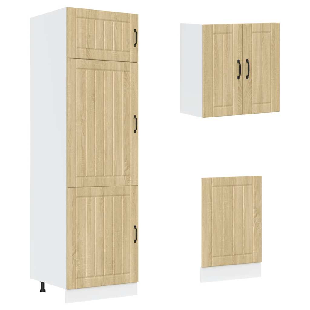 vidaXL Set dulap de bucătărie din 8 piese „Kalmar” lemn stejar Sonoma vidaXL Set dulap de bucătărie din 8 piese „Kalmar” lemn stejar Sonoma