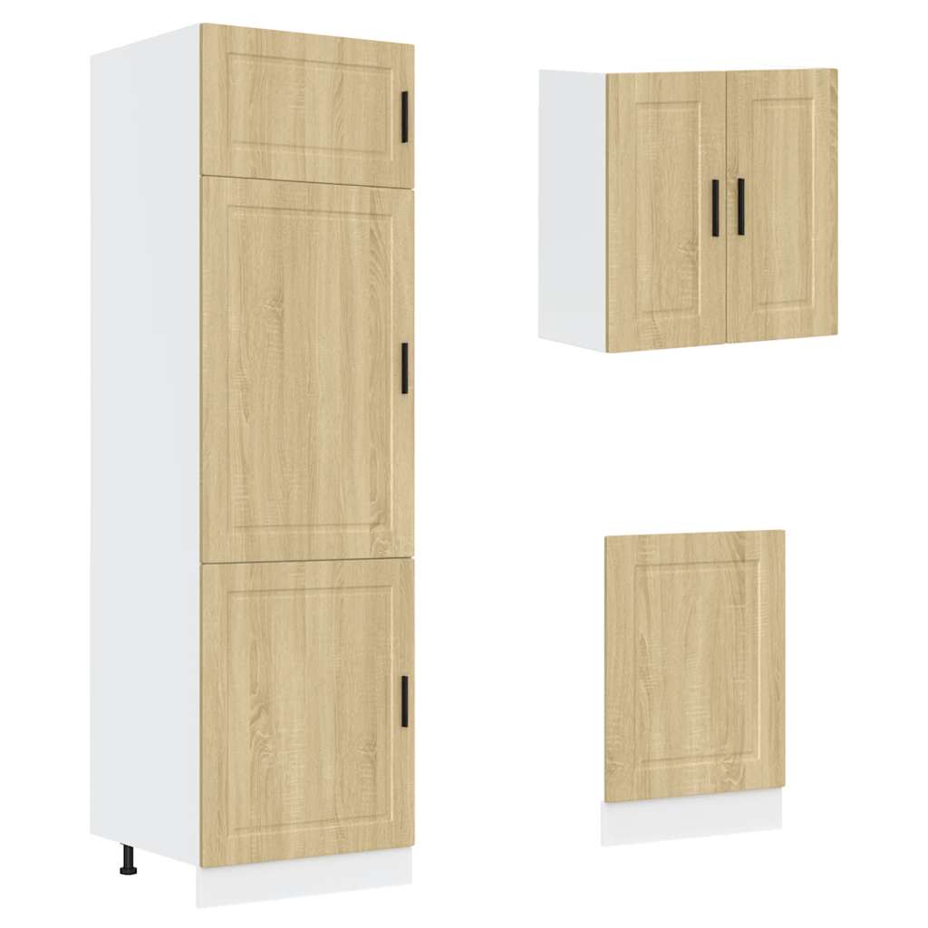 vidaXL Set dulap de bucătărie din 8 piese „Kalmar” lemn stejar Sonoma vidaXL Set dulap de bucătărie din 8 piese „Kalmar” lemn stejar Sonoma