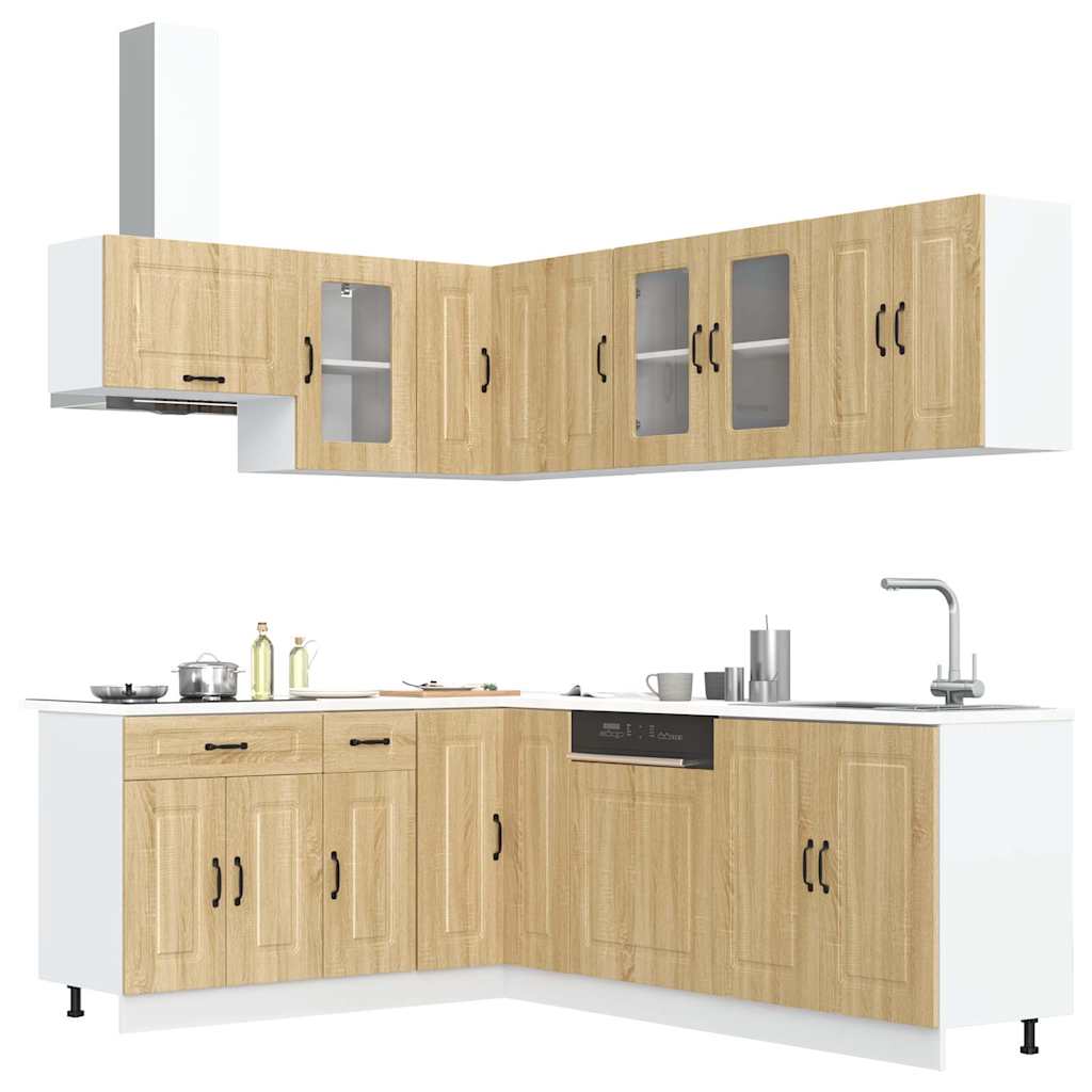 vidaXL Set dulap de bucătărie din 11 piese „Kalmar” lemn stejar Sonoma