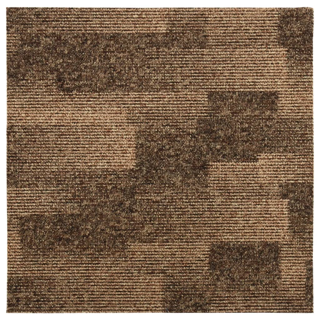 vidaXL Dale mochetă pentru podea, 20 buc., maro, 5 m² vidaXL Dale mochetă pentru podea, 20 buc., maro, 5 m²