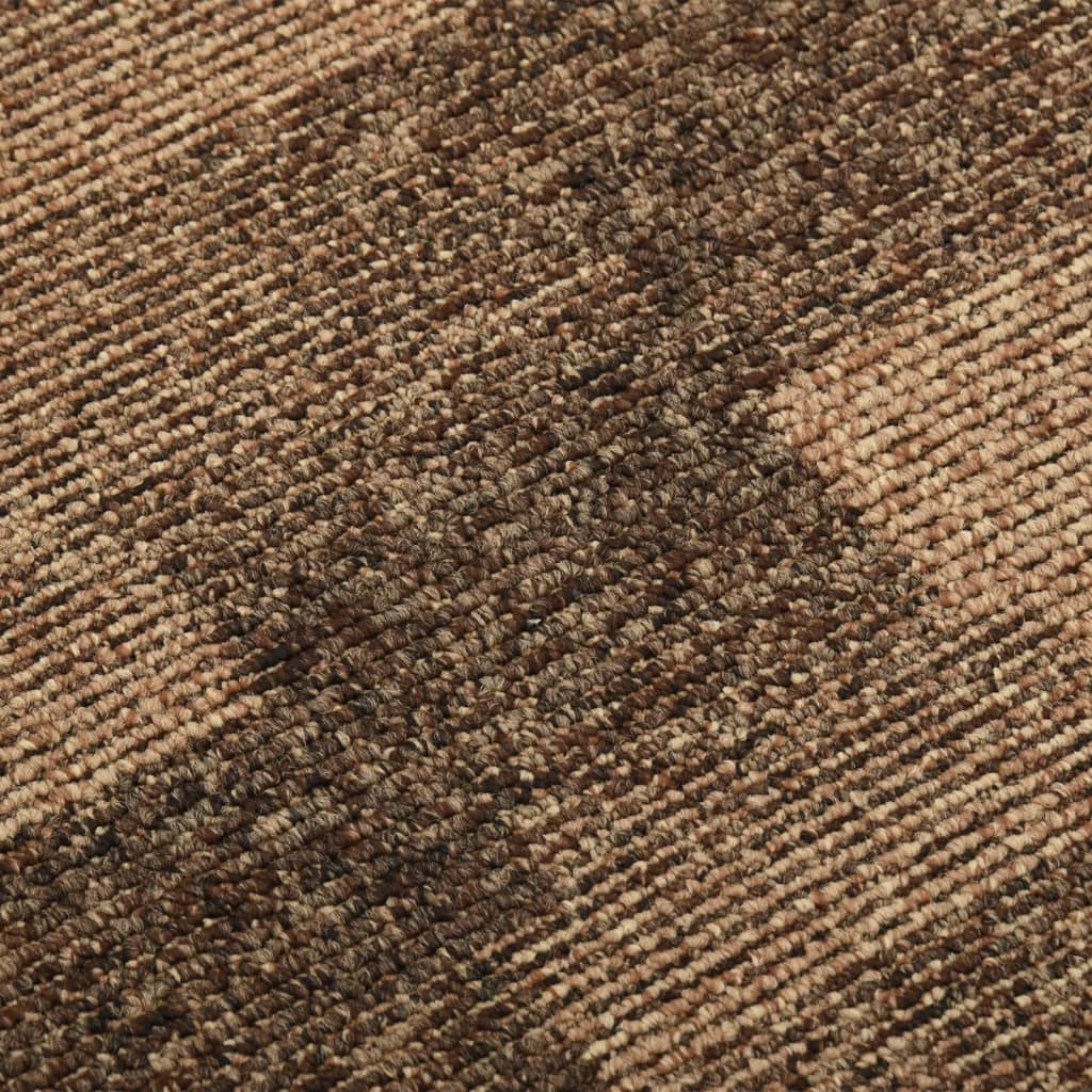 vidaXL Dale mochetă pentru podea, 20 buc., maro, 5 m² vidaXL Dale mochetă pentru podea, 20 buc., maro, 5 m²