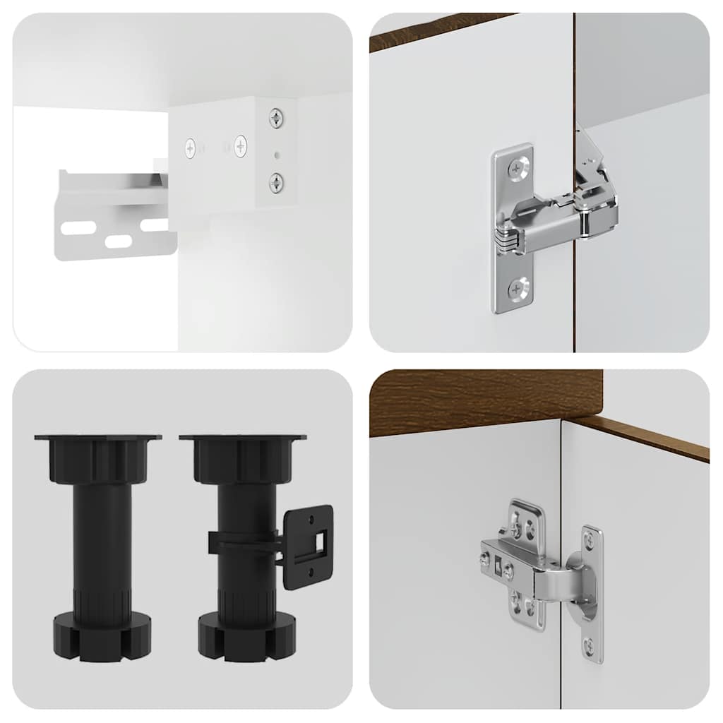 vidaXL Set dulap de bucătărie din 14 piese „Kalmar” stejar maro lemn