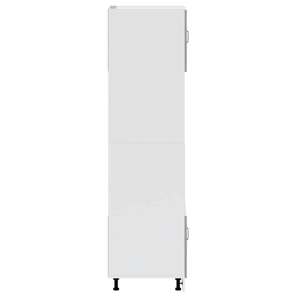 vidaXL Dulapuri pentru cuptor 2 buc Porto Beton Gri Lemn prelucrat