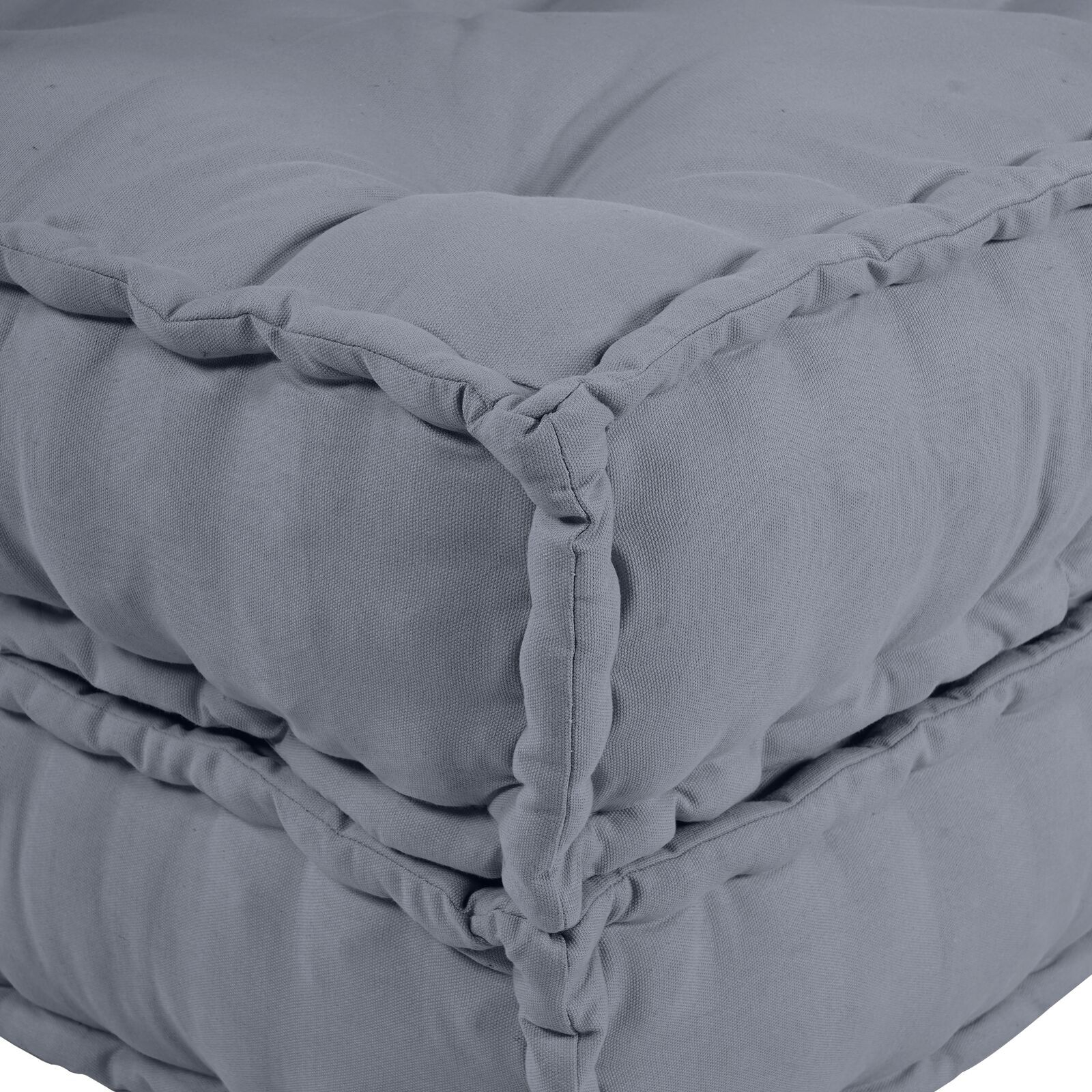 vidaXL Canapea modulară cu 2 locuri și pouf convertible, din material gri vidaXL Canapea modulară cu 2 locuri și pouf convertible, din material gri