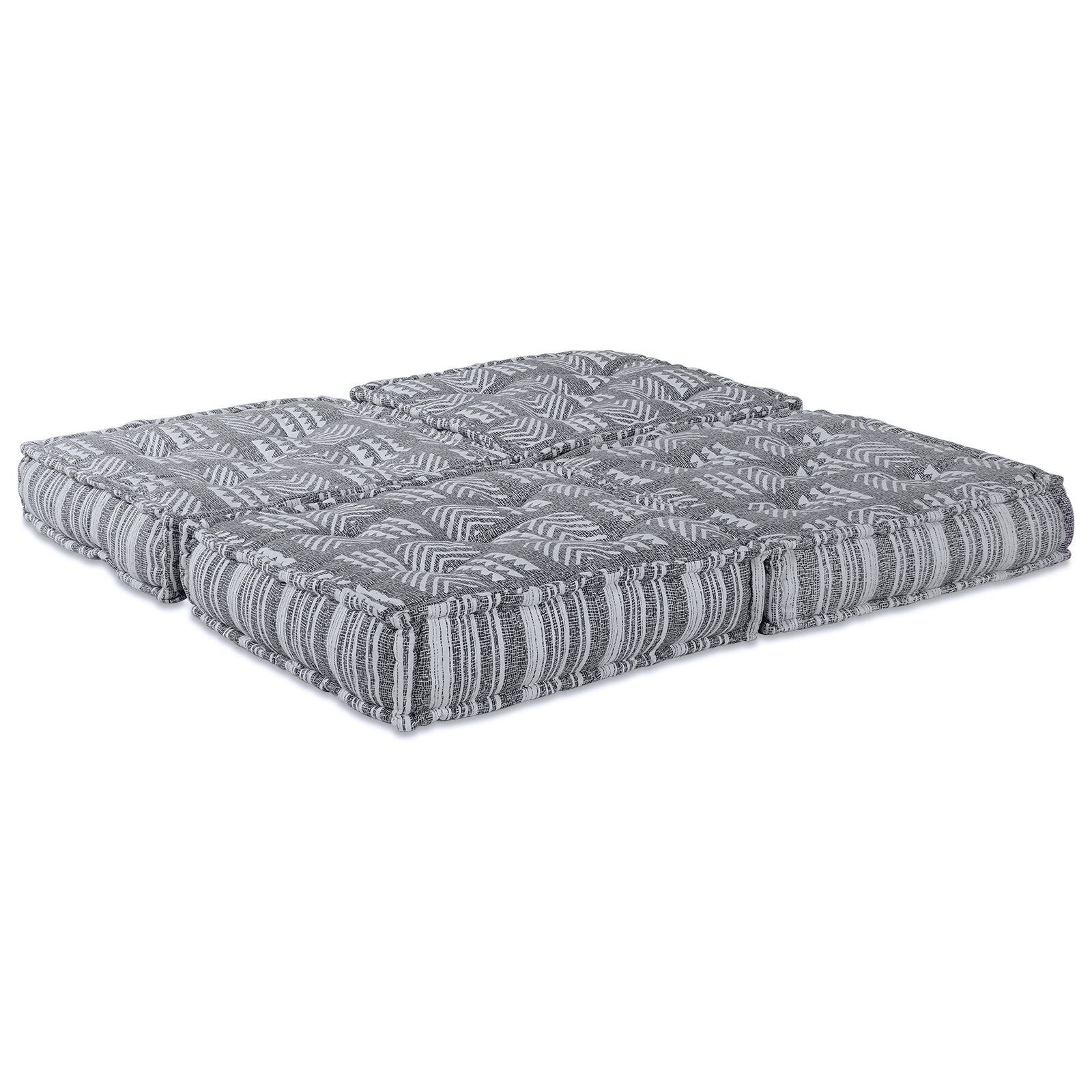 vidaXL Sofa Pouffe Modular cu 2 locuri, gri deschis vidaXL Sofa Pouffe Modular cu 2 locuri, gri deschis