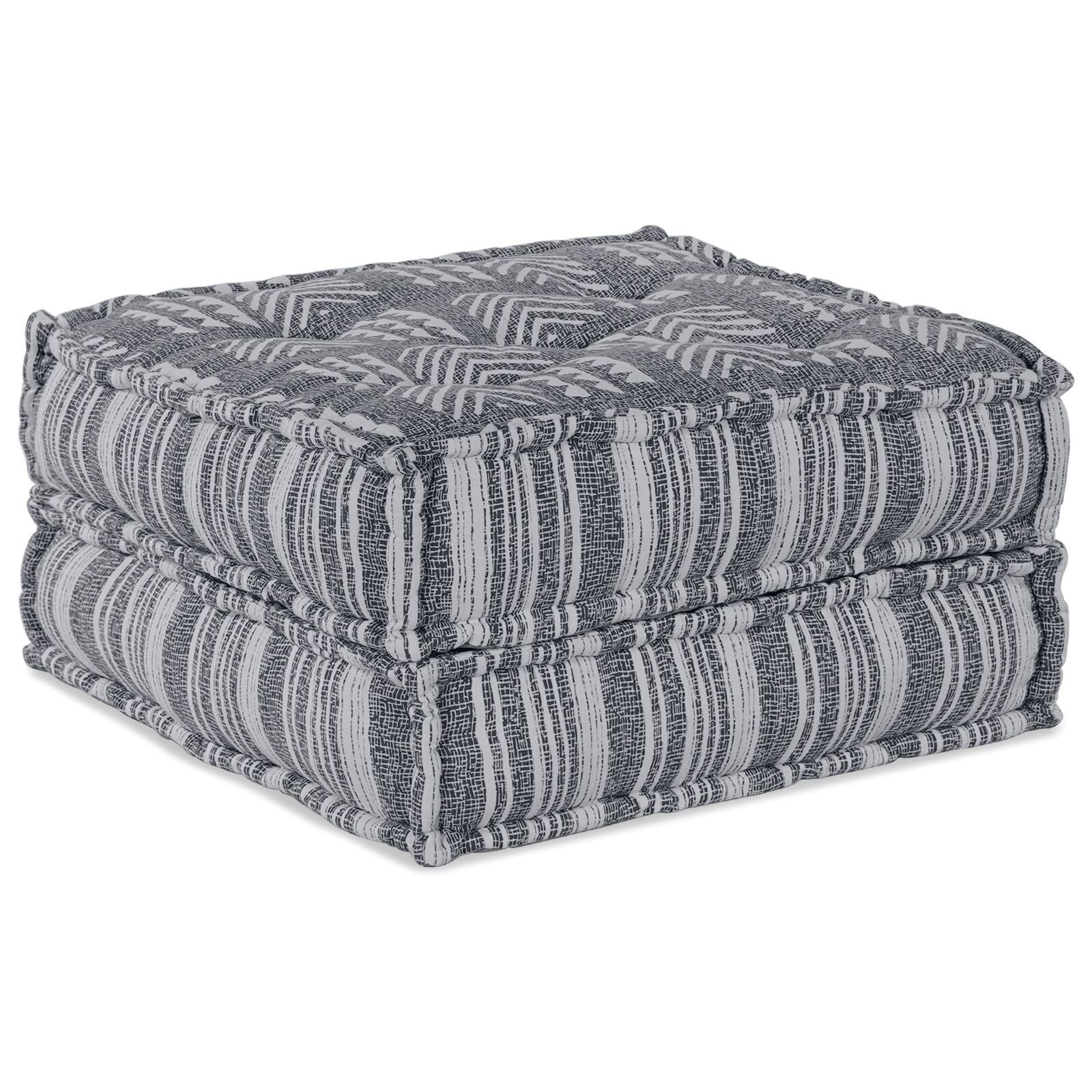 vidaXL Sofa Pouffe Modular cu 2 locuri, gri deschis vidaXL Sofa Pouffe Modular cu 2 locuri, gri deschis