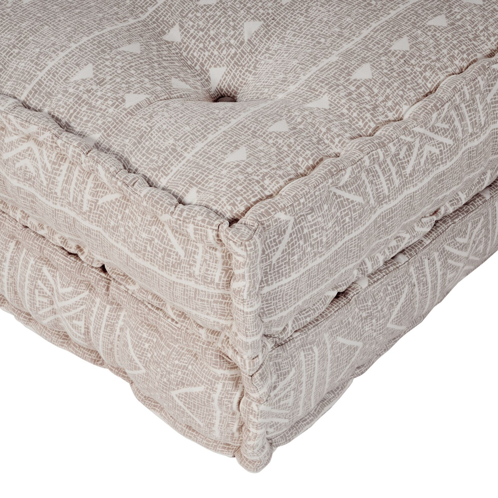 vidaXL Sofa Pouffe Modular cu 2 Locuri în Material Bej Deschis vidaXL Sofa Pouffe Modular cu 2 Locuri în Material Bej Deschis