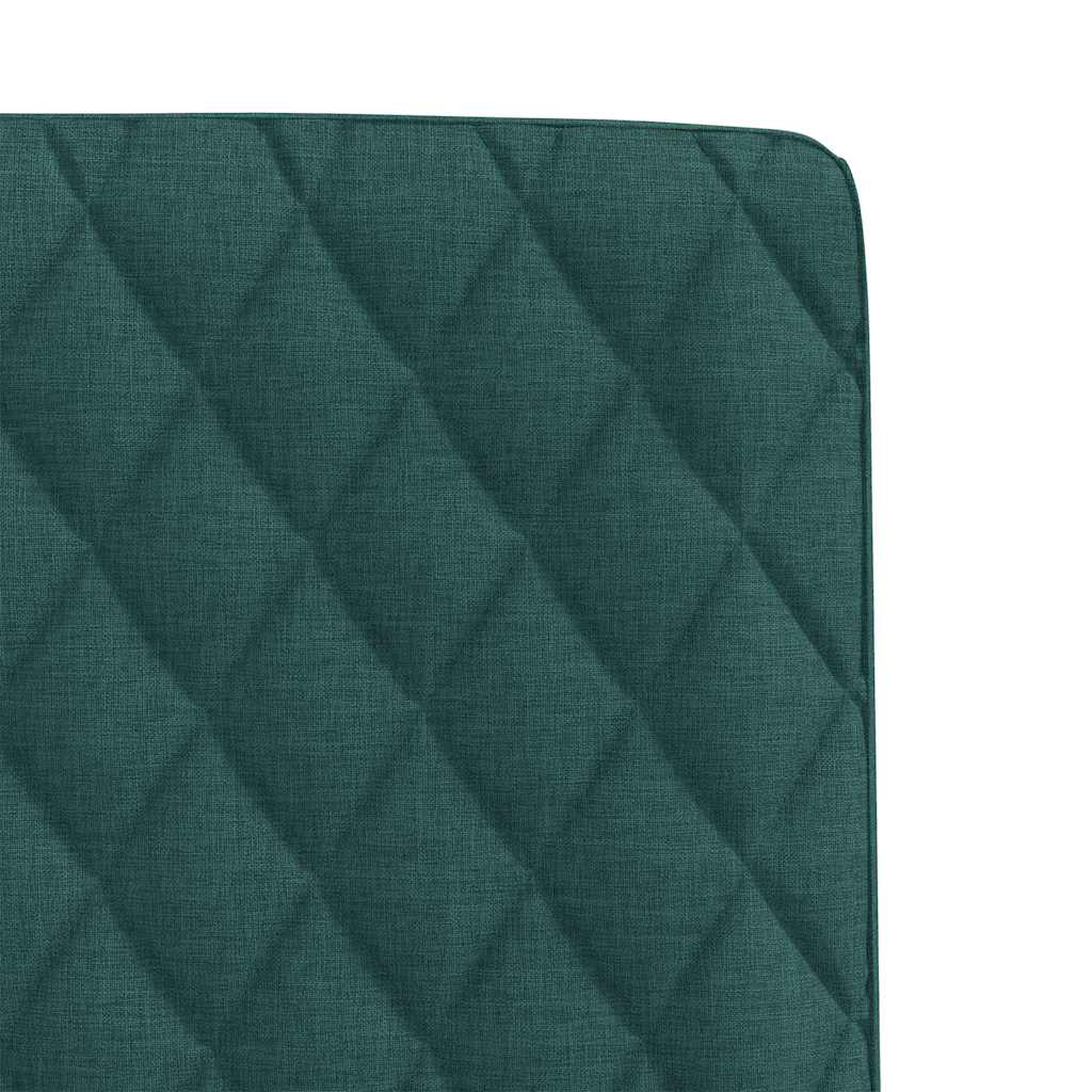 vidaXL Scaune de sufragerie 4 buc Tesatura verde inchis vidaXL Scaune de sufragerie 4 buc Tesatura verde inchis