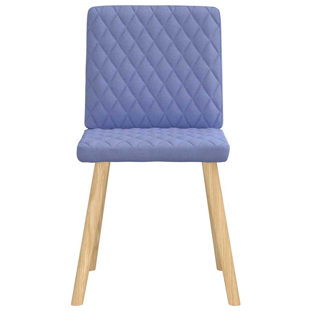 vidaXL Scaune de sufragerie 4 buc țesătură Jeans Blue vidaXL Scaune de sufragerie 4 buc țesătură Jeans Blue
