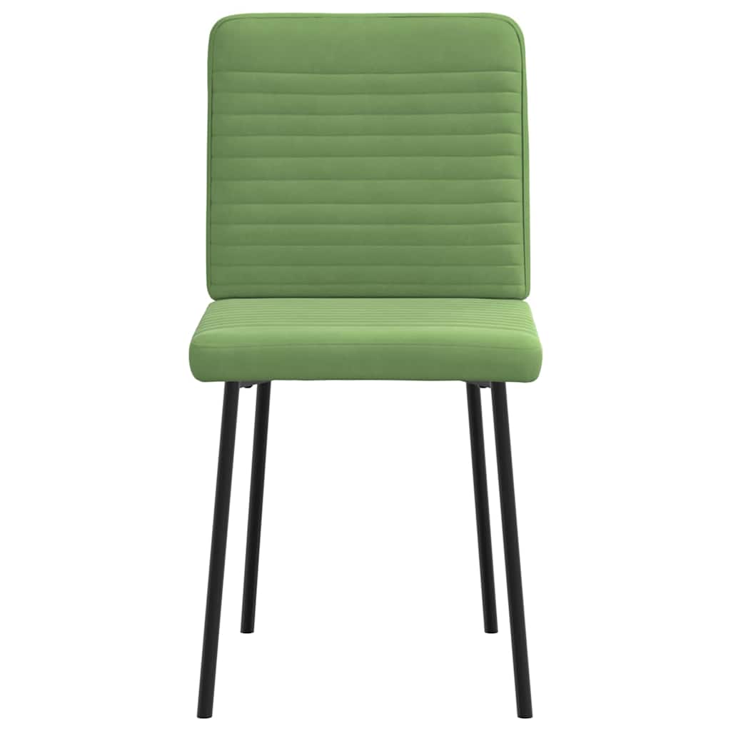 vidaXL Scaune de bucătărie, 4 buc., verde deschis, catifea vidaXL Scaune de bucătărie, 4 buc., verde deschis, catifea