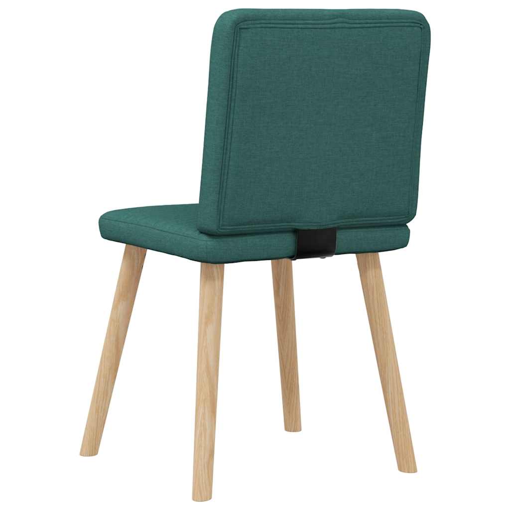 vidaXL Scaune de sufragerie 4 buc Tesatura verde inchis vidaXL Scaune de sufragerie 4 buc Tesatura verde inchis