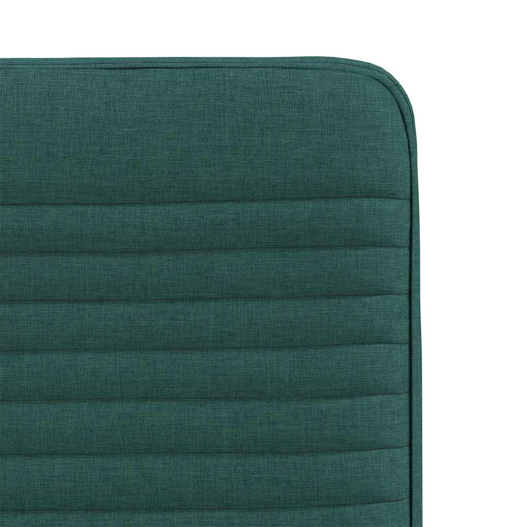 vidaXL Scaune de sufragerie 4 buc Tesatura verde inchis vidaXL Scaune de sufragerie 4 buc Tesatura verde inchis