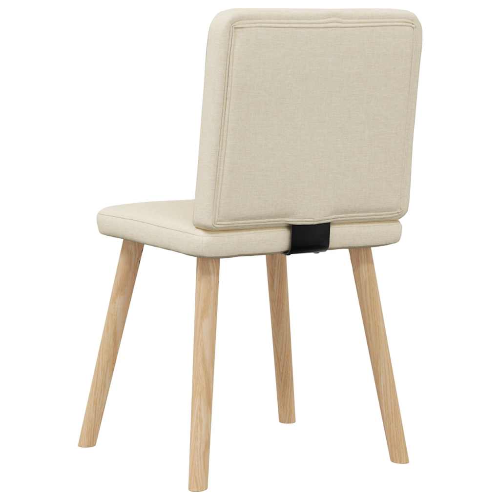 vidaXL Scaune de bucătărie, 4 buc., material textil