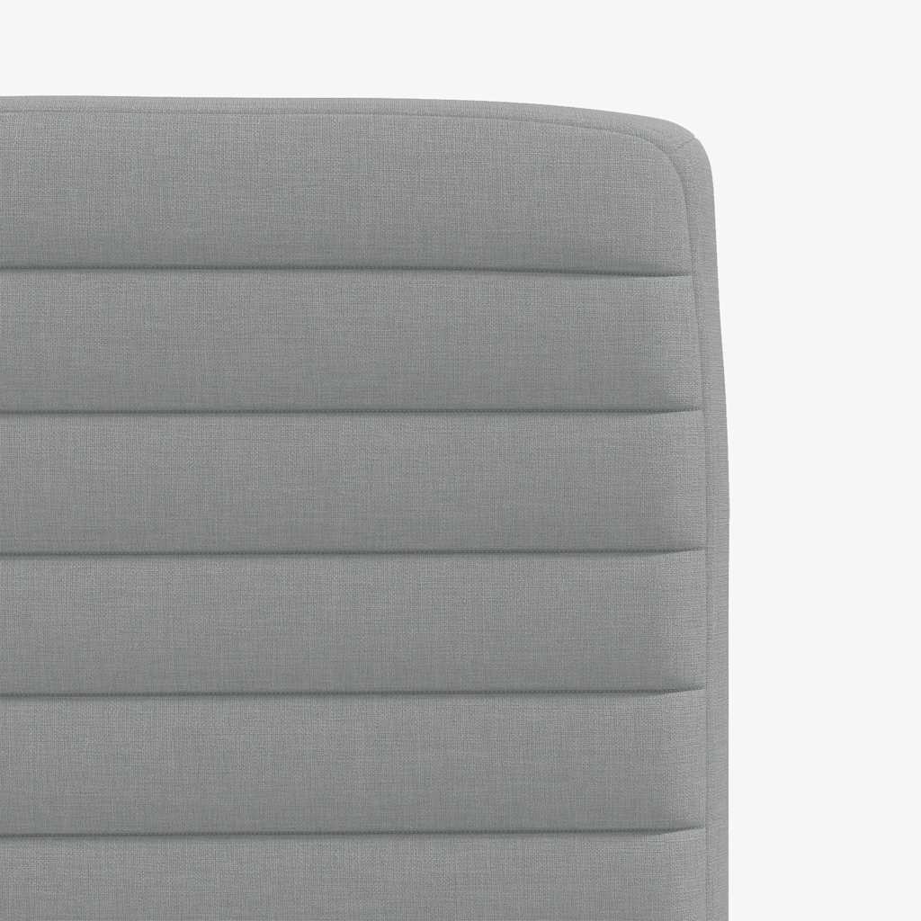 vidaXL Scaune de bucătărie pivotante, 4 buc., gri deschis, textil vidaXL Scaune de bucătărie pivotante, 4 buc., gri deschis, textil