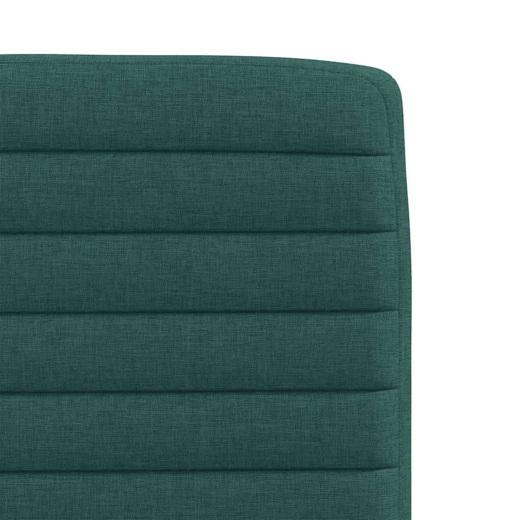 vidaXL Scaune de sufragerie 4 buc Tesatura verde inchis vidaXL Scaune de sufragerie 4 buc Tesatura verde inchis