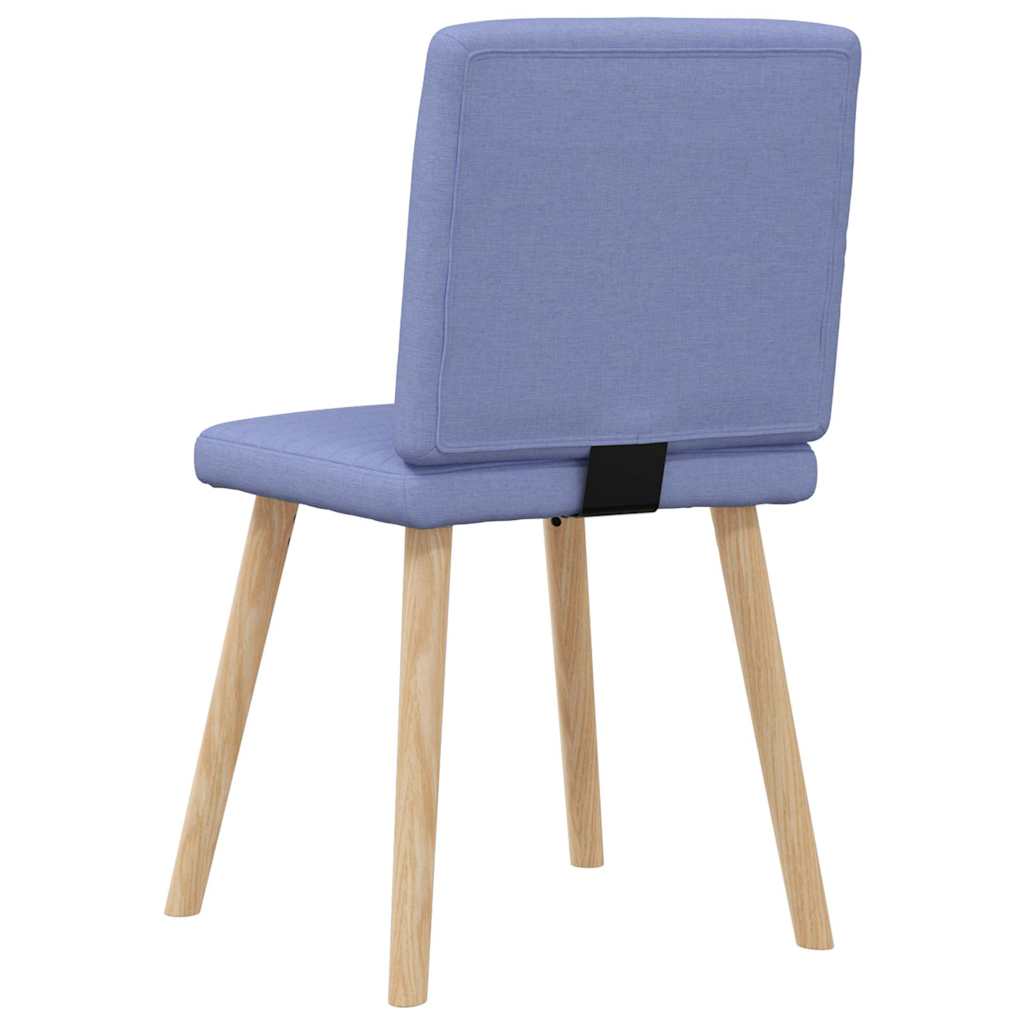vidaXL Scaune de sufragerie 4 buc țesătură Jeans Blue vidaXL Scaune de sufragerie 4 buc țesătură Jeans Blue