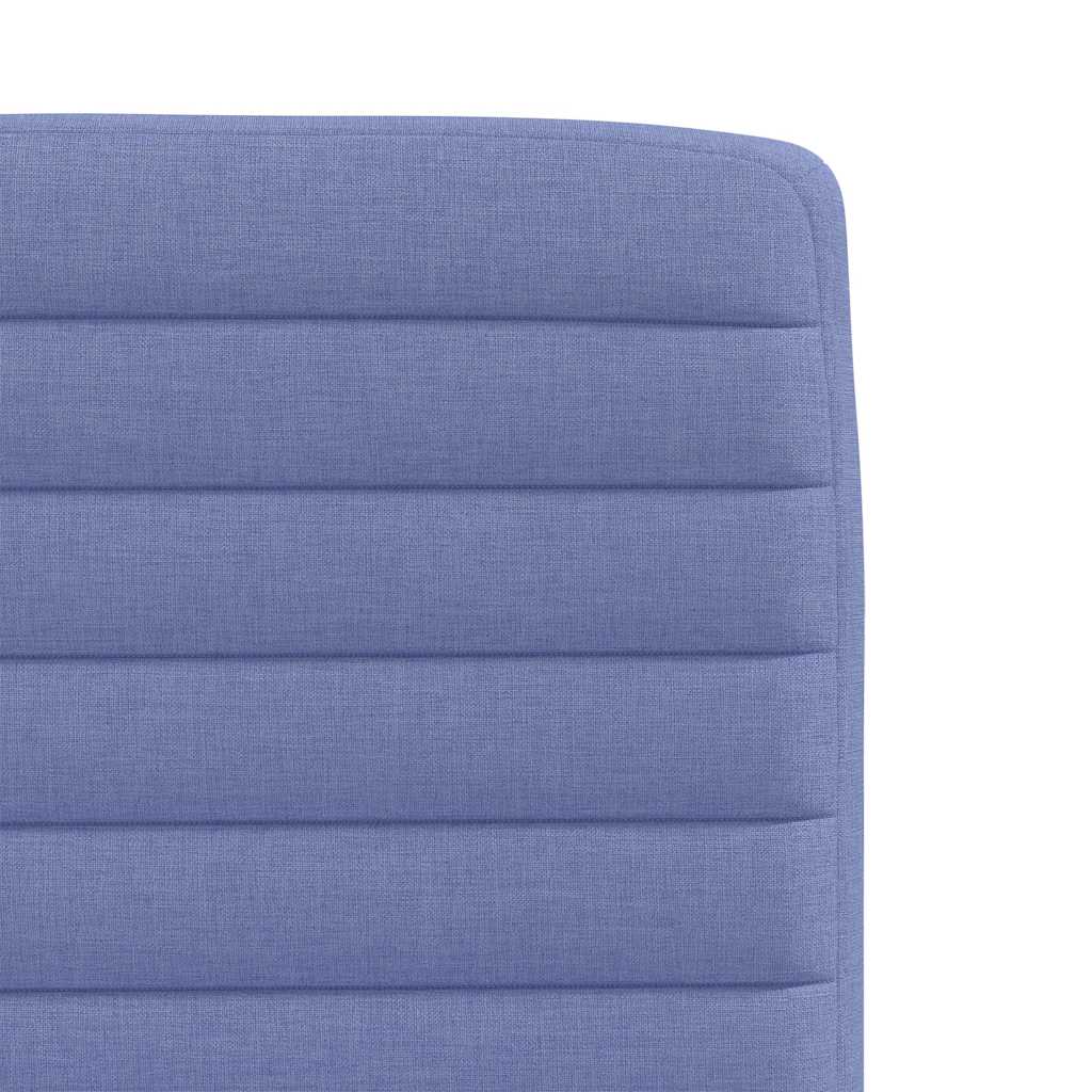 vidaXL Scaune de sufragerie 4 buc țesătură Jeans Blue vidaXL Scaune de sufragerie 4 buc țesătură Jeans Blue