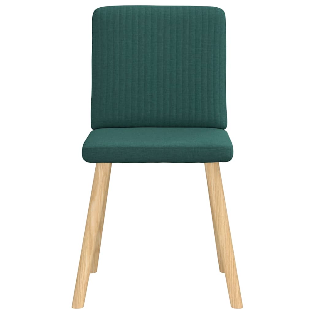 vidaXL Scaune de sufragerie 4 buc Tesatura verde inchis vidaXL Scaune de sufragerie 4 buc Tesatura verde inchis