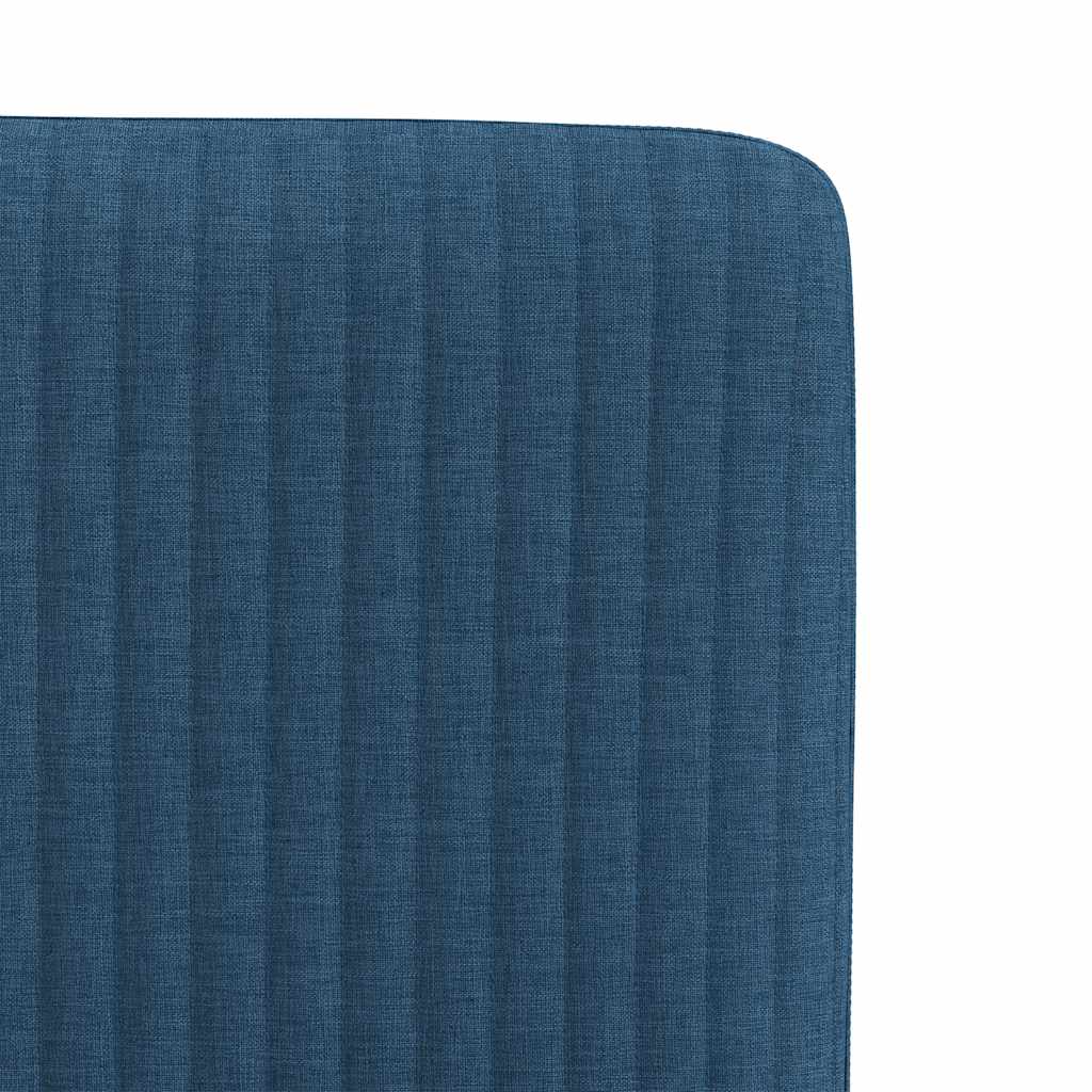 vidaXL Scaune de bucătărie, 4 buc., albastru, material textil
