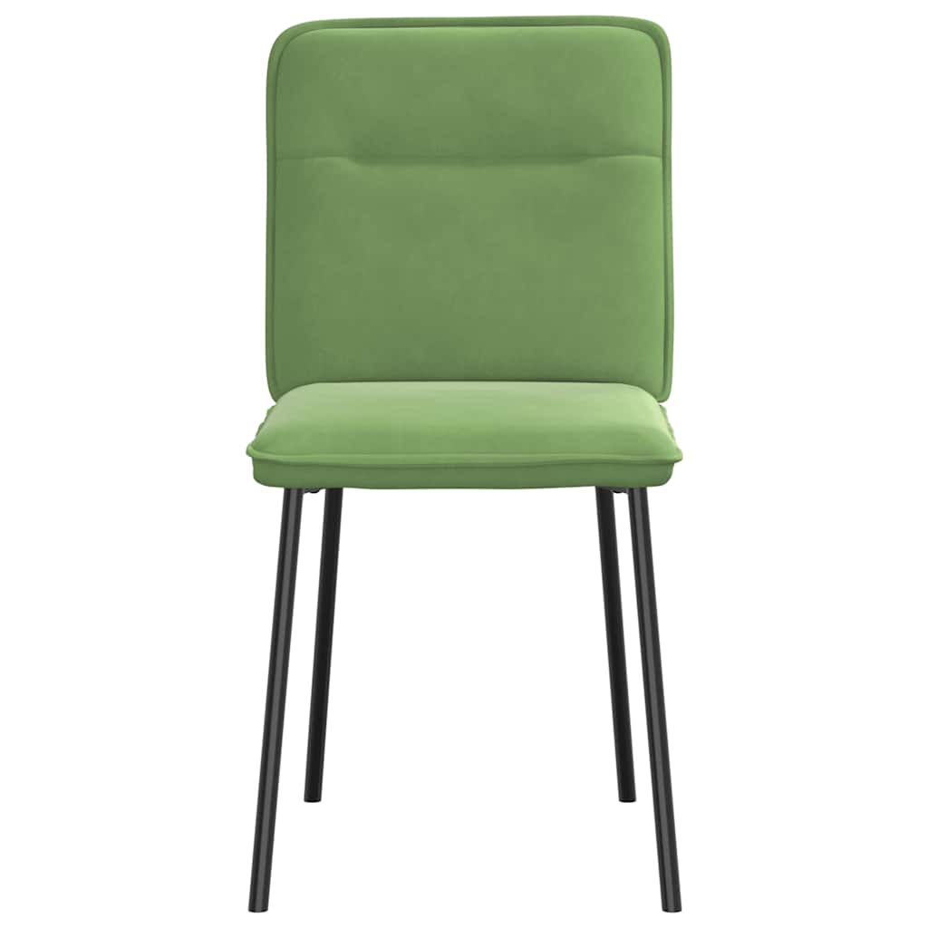 vidaXL Scaune de bucătărie, 4 buc., verde deschis, catifea vidaXL Scaune de bucătărie, 4 buc., verde deschis, catifea