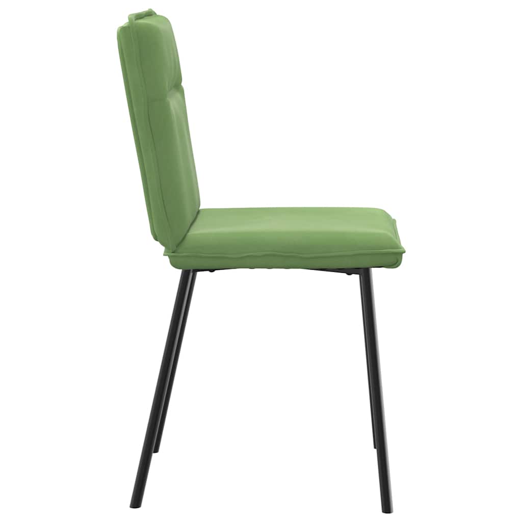 vidaXL Scaune de bucătărie, 4 buc., verde deschis, catifea vidaXL Scaune de bucătărie, 4 buc., verde deschis, catifea