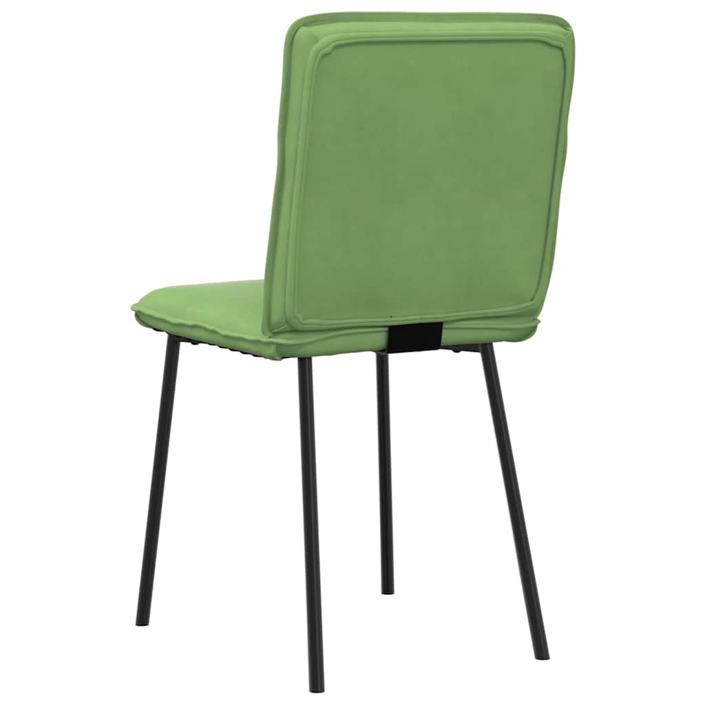 vidaXL Scaune de bucătărie, 4 buc., verde deschis, catifea vidaXL Scaune de bucătărie, 4 buc., verde deschis, catifea