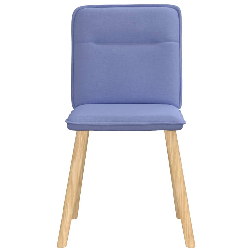 vidaXL Scaune de sufragerie 4 buc țesătură Jeans Blue vidaXL Scaune de sufragerie 4 buc țesătură Jeans Blue