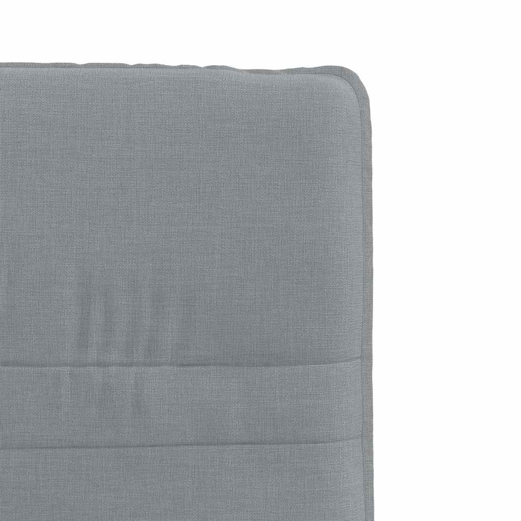 vidaXL Scaune de bucătărie pivotante, 4 buc., gri deschis, textil vidaXL Scaune de bucătărie pivotante, 4 buc., gri deschis, textil