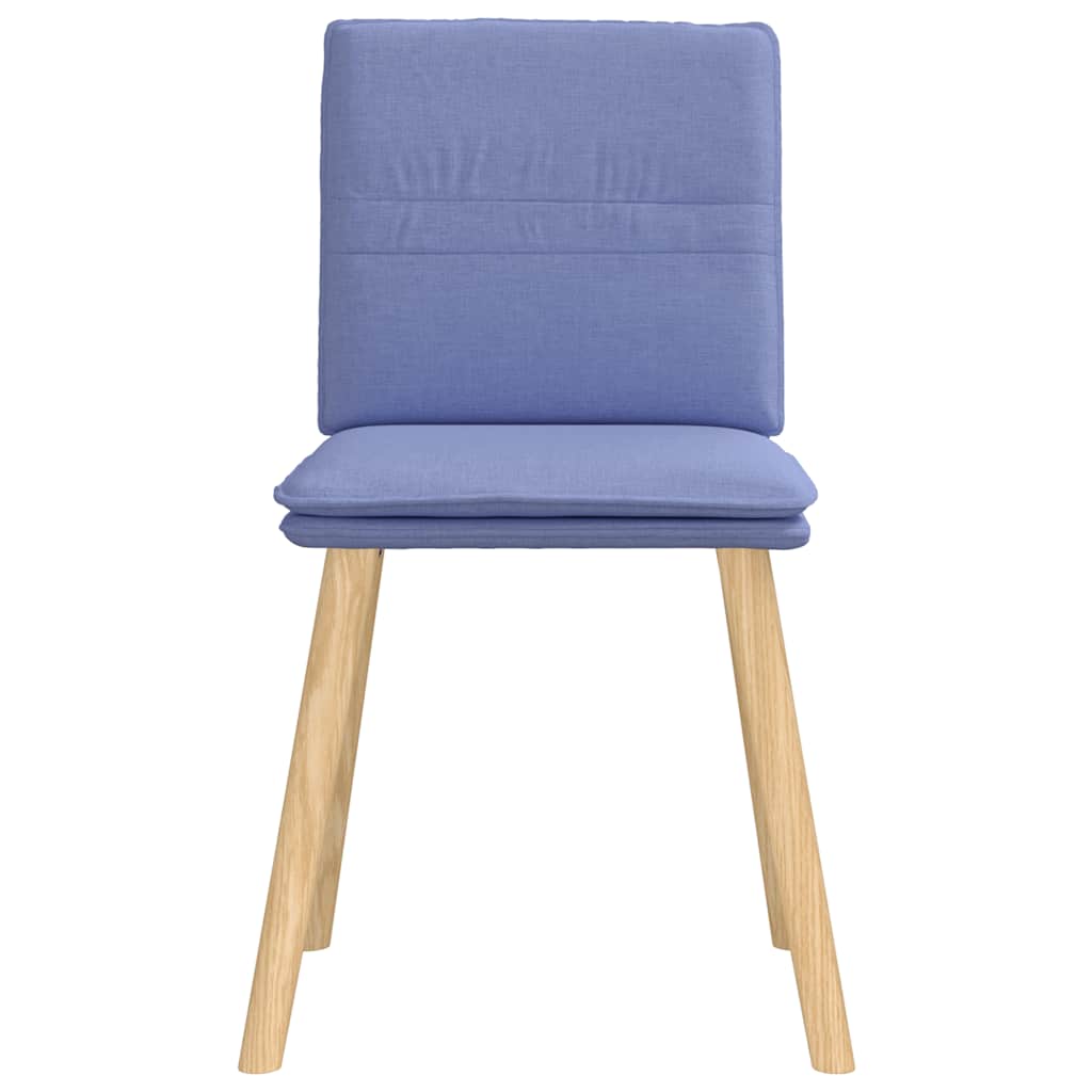 vidaXL Scaune de sufragerie 4 buc țesătură Jeans Blue vidaXL Scaune de sufragerie 4 buc țesătură Jeans Blue