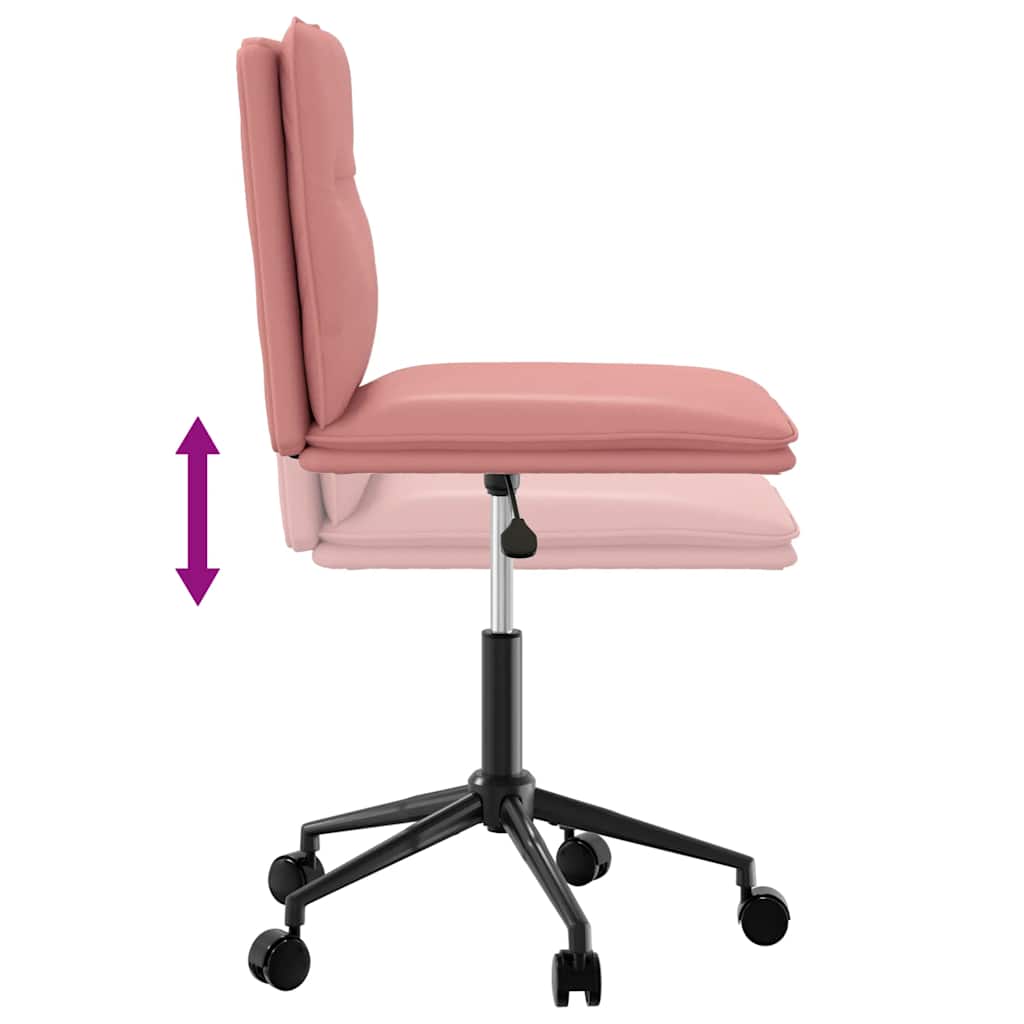 vidaXL Scaune de sufragerie 2 buc piele artificială roz vidaXL Scaune de sufragerie 2 buc piele artificială roz