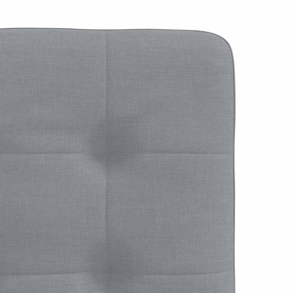 vidaXL Scaune de sufragerie, 6 buc., gri deschis, material textil