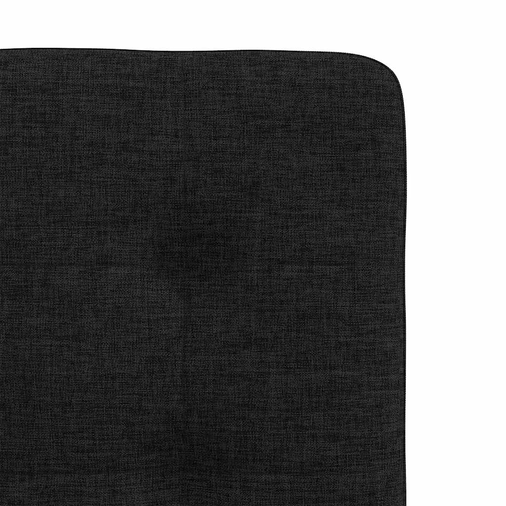 vidaXL Scaune de sufragerie 6 buc. negru material textil vidaXL Scaune de sufragerie 6 buc. negru material textil
