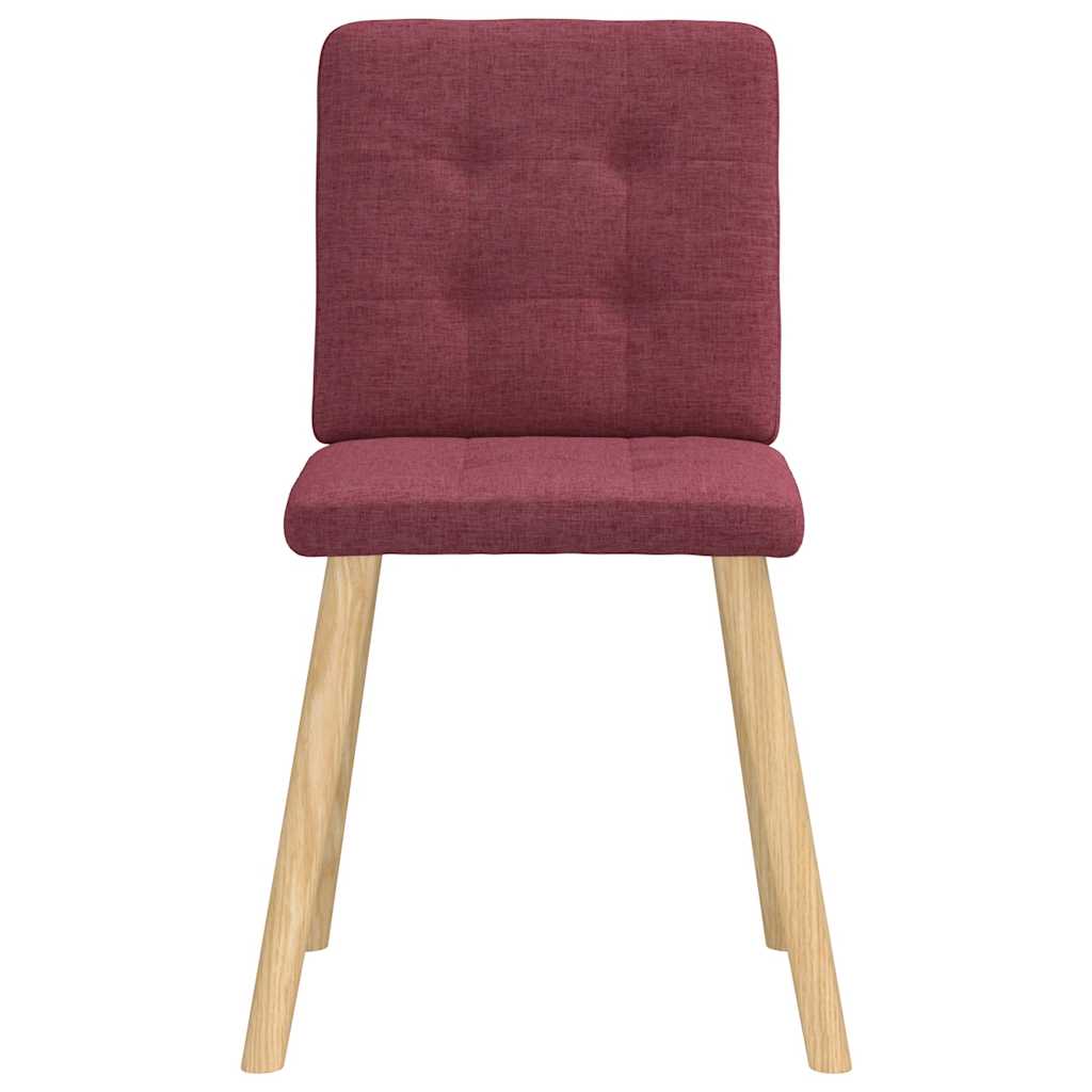 vidaXL Scaune de bucătărie pivotante, 6 buc., roșu vin, textil vidaXL Scaune de bucătărie pivotante, 6 buc., roșu vin, textil