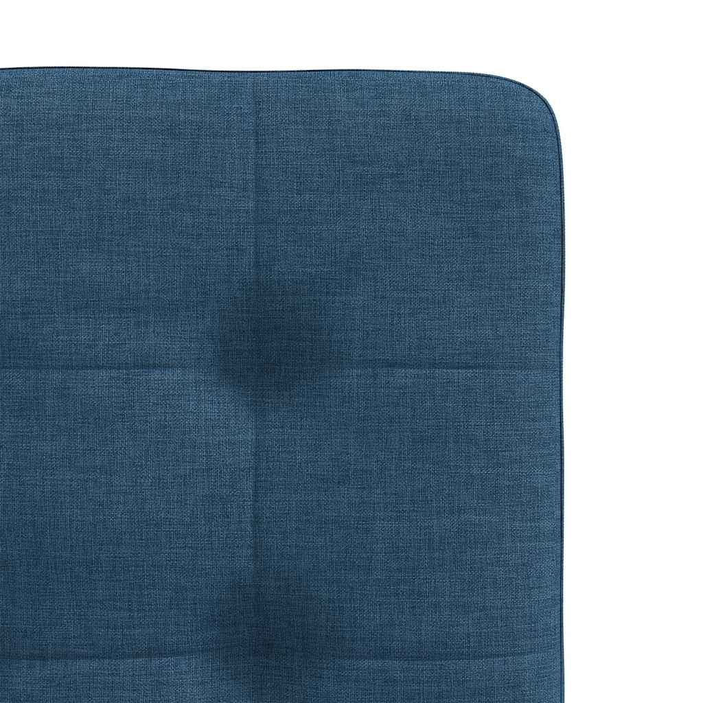 vidaXL Scaune de sufragerie, 6 buc., albastru, material textil
